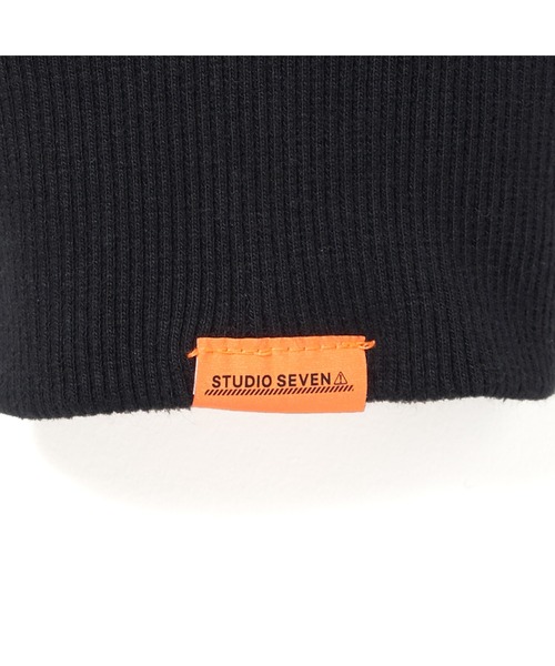 STUDIO SEVEN ジップアップパーカー LARGE ブラック メンズ : ZOZOTOWN
