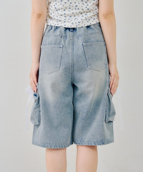 continuer de NICE CLAUP ハーフパンツ ジーンズ デニム デニムパンツ