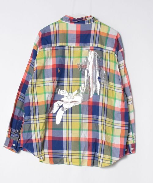 「TSUMORI CHISATO」 長袖シャツ「Niko and...コラボ」 MEDIUM ブルー レディース_画像2