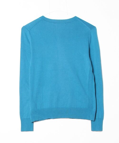 「BANANA REPUBLIC」 ニットカーディガン X-SMALL ブルー レディース_画像2