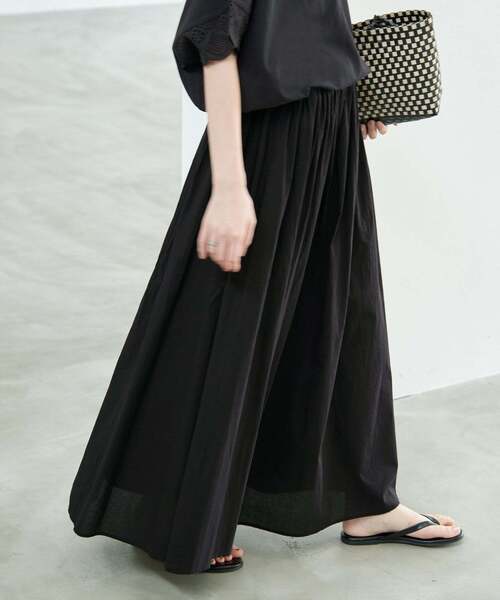 SLOBE IENA（スローブイエナ） ロング スカート コットンエアリー