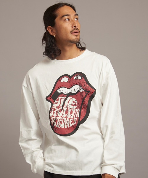 「JACKROSE」 長袖Tシャツ L ホワイト メンズ_画像2