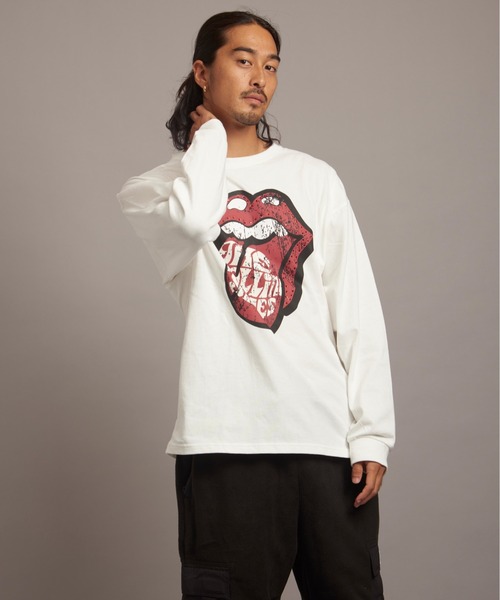 「JACKROSE」 長袖Tシャツ L ホワイト メンズ_画像3