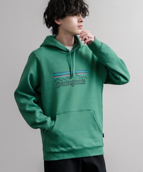 Patagonia パタゴニア　ジップパーカー　レディース　L patagonia（パタゴニア） パーカー M'S P-6 LOGO UPRISAL HOODY ロゴ
