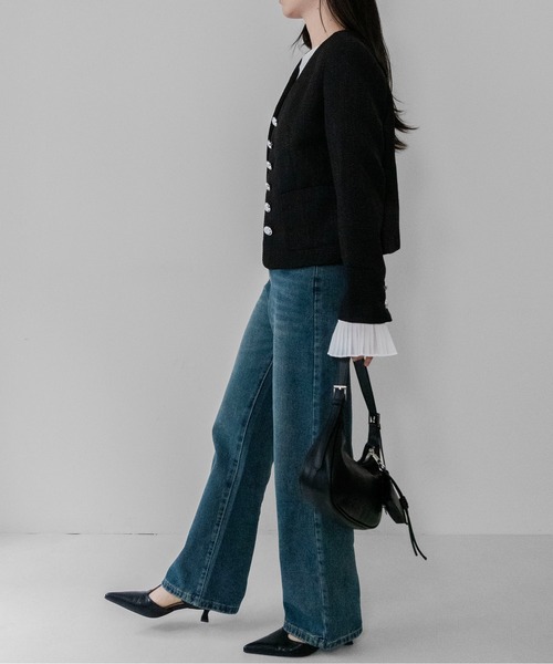 tシャツ 「on:nue」プリーツカフスロングスリーブカットソー /26-27 AW COLLECTION レディース | on：nue | 10