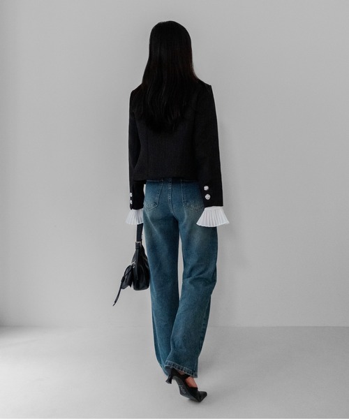 tシャツ 「on:nue」プリーツカフスロングスリーブカットソー /26-27 AW COLLECTION レディース | on：nue | 11