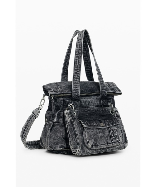 超美品！Desigual （デシグアル）ボストン＆キャリー2wayバッグ Desigual（デシグアル） デイバック リュック Denim Voyager Backpack
