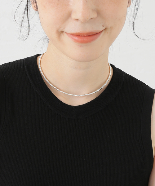ERICKA NICOLAS BEGAY ナバホパールネックレス3mm 35cm ERICKA NICOLAS BEGAY（エリッカ ニコラス ビゲイ） ネックレス ナバホ