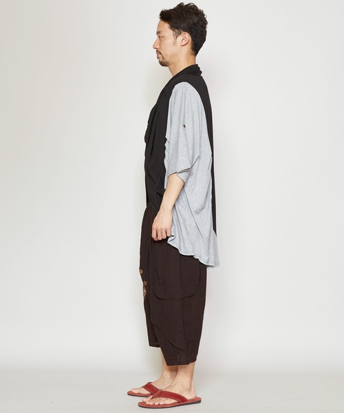 チャイハネ tシャツ 「チャイハネ」ドレープMEN'Sトップス