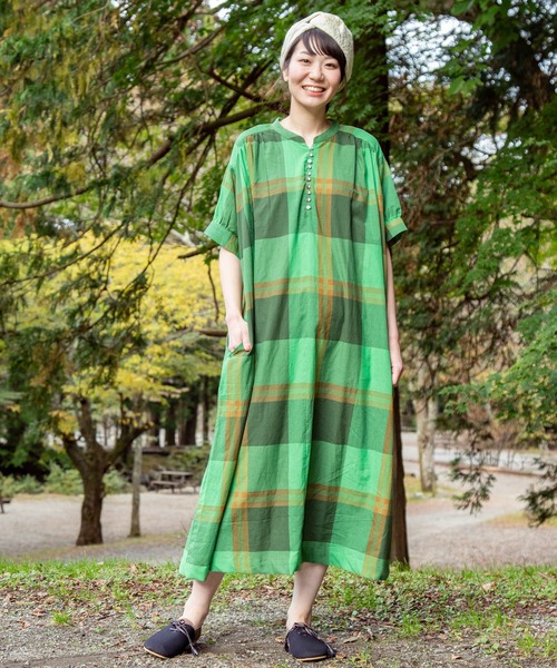 ワンピース チャイハネ チェックバンドカラーワンピース Zozotown Paypayモール店 通販 Paypayモール