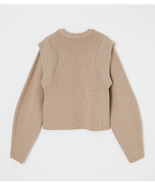 AZUL BY MOUSSY ニット セーター 「PLUS」WIDE SHOULDER KNIT PO