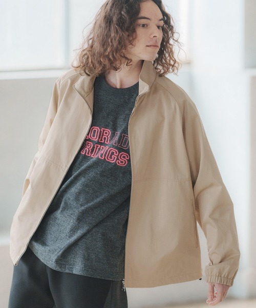 メンズファッション 贈り物 ジャケット ブルゾン Mj8479 ドロップショルダースタンドカラーブルゾン Osekzlormp Www Boulevardrestaurants Com