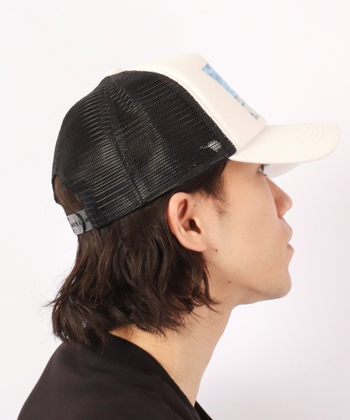 FUNALIVE 帽子 キャップ メンズ CHAMP-DE-MARS プリントメッシュ