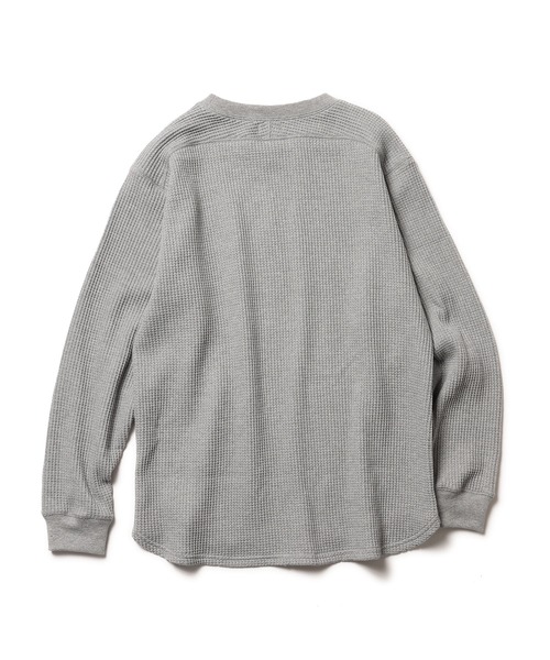 MR.OLIVE tシャツ ヘビーワッフル / ラウンドカット クルーネック ロン 