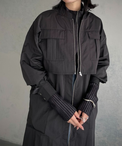 &g'aime コート モッズコート 【＆g'aime】3wayモッズコート