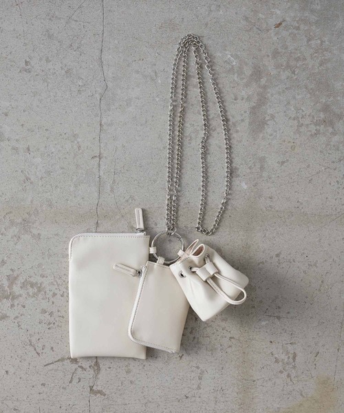 EFOLE ショルダーバッグ バッグ Chain smartphone shoulder