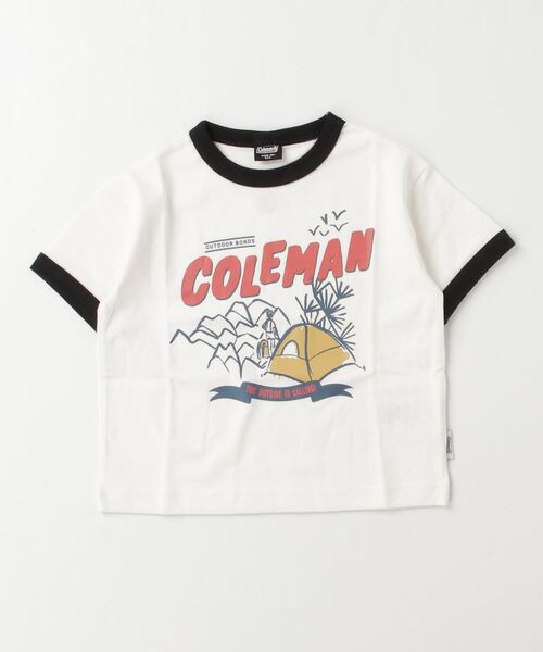 tシャツ 「 Coleman / コールマン 」キャンプフィールド ビュー リンガー キッズTシャツ Campfield view Ringer Ts | Coleman | 19