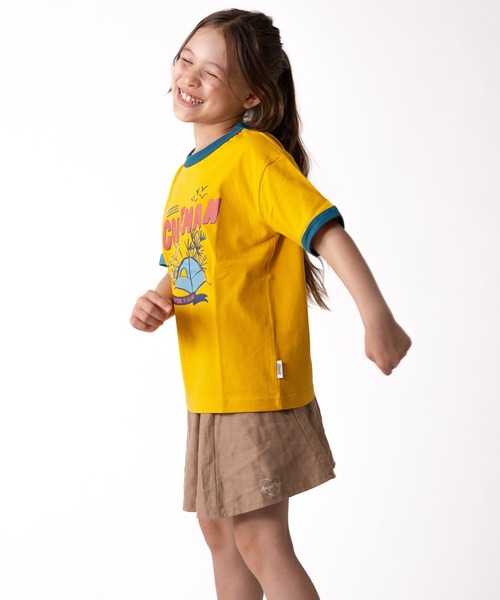 tシャツ 「 Coleman / コールマン 」キャンプフィールド ビュー リンガー キッズTシャツ Campfield view Ringer Ts | Coleman | 10