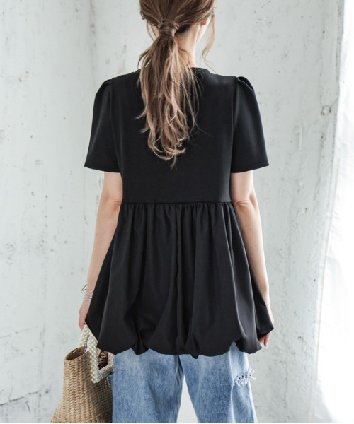 ドッキングバルーントップス カットソー レディース【lstp305-347】【to25】【即納：1-5営業日】【送料無料】ユ込3 ドッキングバルーントップス カットソー レディース【lstp305