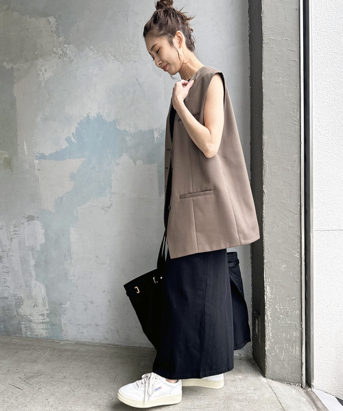 Spick＆Span ベスト カルゼオーバージレ レディース : ZOZOTOWN