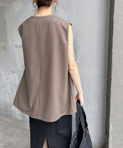 Spick＆Span ベスト カルゼオーバージレ レディース : ZOZOTOWN