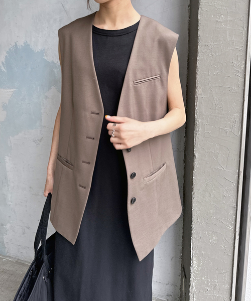 Spick＆Span ベスト カルゼオーバージレ レディース : ZOZOTOWN