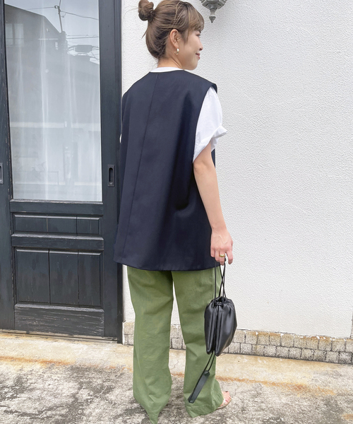Spick＆Span ベスト カルゼオーバージレ レディース : ZOZOTOWN