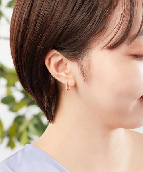 va vendome aoyama ピアス K10ピンクゴールド スクエアピアス 