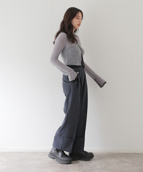 TODAYFUL ニット 「TODAYFUL / トゥデイフル」Mesh Jacquard