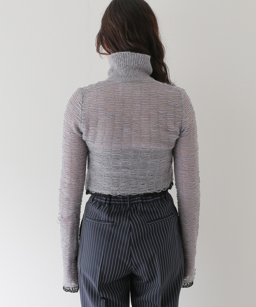 TODAYFUL ニット 「TODAYFUL / トゥデイフル」Mesh Jacquard