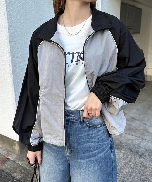 b4389【Lei Giovanile】レディース　ブルゾン　長袖　青系　M-L 楽天市場】カーディガン レディース 春 夏 秋 MA-1 ノーカラー