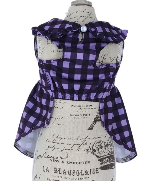 ANNA SUI（アナスイ） 犬 服 ANNA SUI/襟付きギンガムチェック