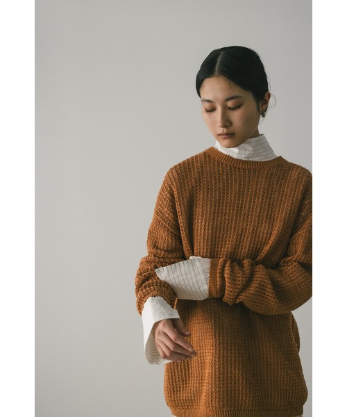 STYLEMIXER ニット セーター クロシェルーズニット レディース