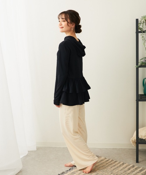 ◆美品◆yori COOL撥水ティアードブラウス 水際 ラッシュガード yori