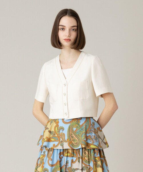 LOULOU WILLOUGHBY（ルルウィルビー） ジャケット ノーカラー