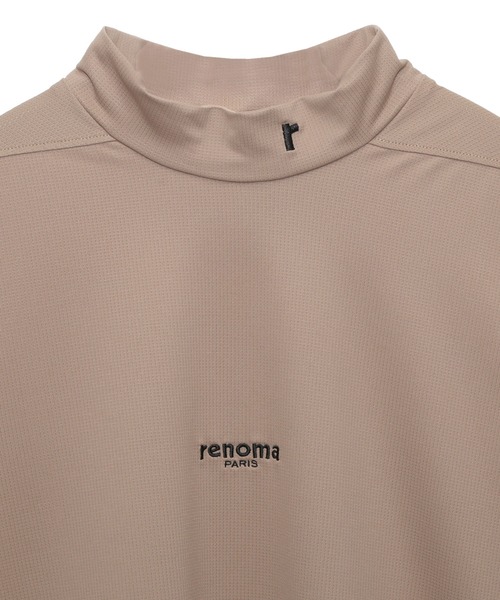 renoma PARIS tシャツ DRY MESH MOCK NECK S/S メンズ