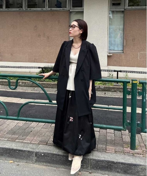 O**様 KEITAMARUYAMA × AMERI BALLOON SKIRT セール】KEITAMARUYAMA × AMERI EMBROIDERY BALLOON SKIRT（スカート