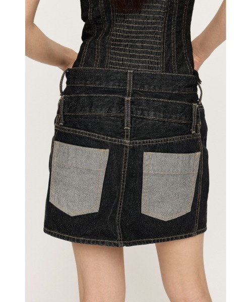 SLY デニムミニスカート　L/W CARGO S/SK-E SLY デニムスカート L/W CARGO S/SK-E ローウエスト カーゴ