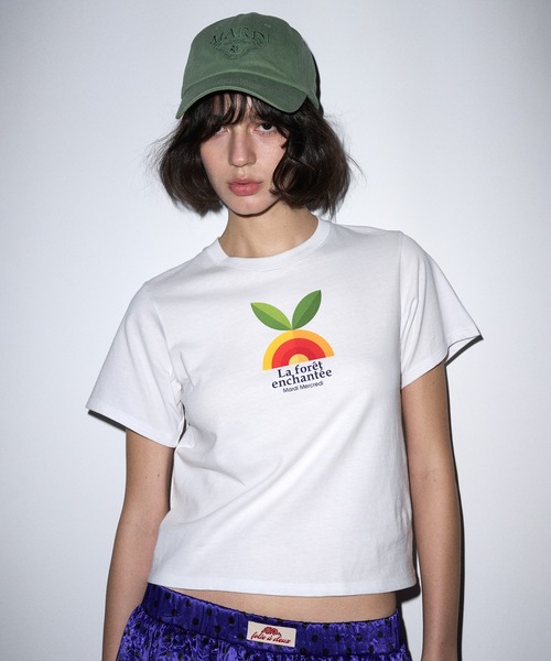 Mardi Mercredi（マルディメクルディ） tシャツ 半袖 SLIM TSHIRT