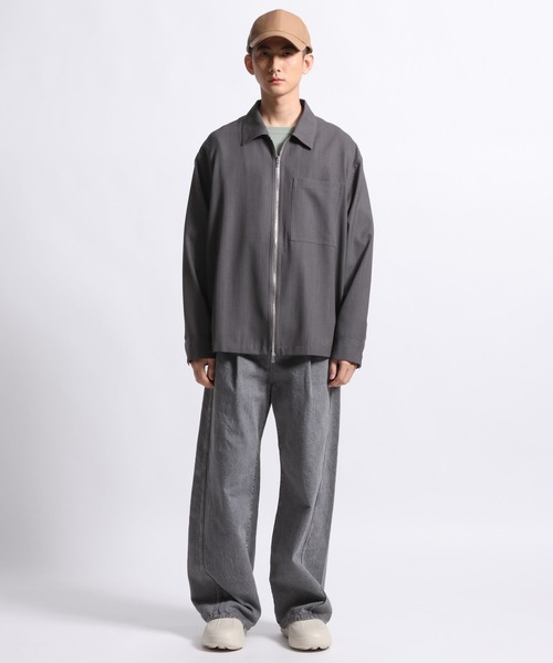 STERNBERG　スタンバーグ　サイドスリットZIPシャツ STERNBERG（スタンバーグ）の「STERNBERG/サイドスリットZIP
