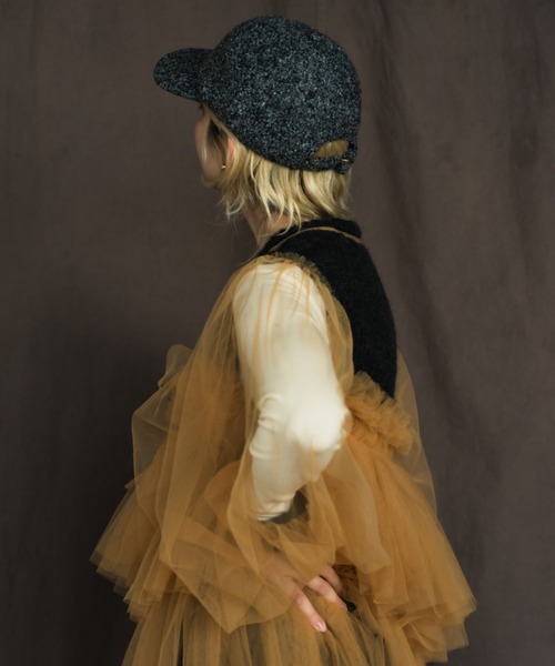 帽子 nana ORIENT MILLINERY キャップ 帽子 NANA「ナナ」ツイードキャップ