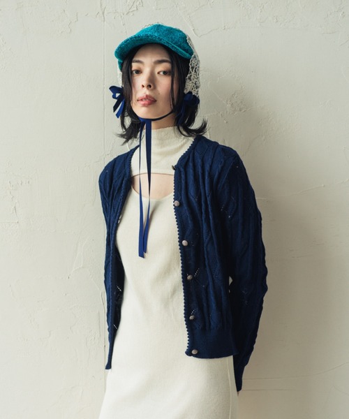 【新品未使用】ORIENT MILLINERY ロングストラップキャップ NANA【ﾅﾅ】ツイードキャップ（キャップ）｜ORIENT MILLINERY