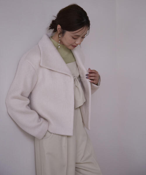 【美品】プロポーション　ショートシャギーコート 楽天市場】【SALE／50%OFF】ショートシャギーコート PROPORTION