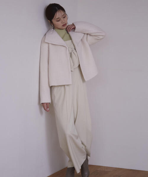 【美品】プロポーション　ショートシャギーコート PROPORTION BODY DRESSING｜ショートシャギーコート | Rakuten