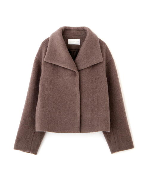 【美品】プロポーション　ショートシャギーコート PROPORTION BODY DRESSING ジャケット テーラードジャケット