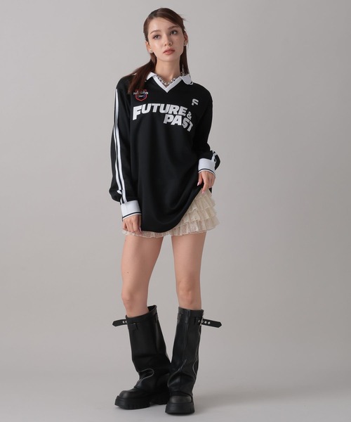 CH2160、CH2162 Y☆　次回発送1/11㈯ FOREVER21 tシャツ 「2024FW」ゲームシャツ レディース