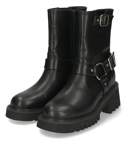 【新品同等品】◾️サルトル◾️エンジニアブーツ◾️トラックソール◾️レザー◾️ブラック ORiental TRaffic（オリエンタルトラフィック） ブーツ エンジニア