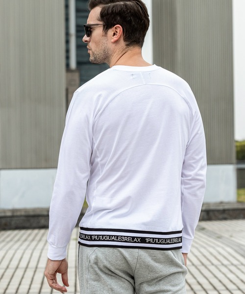 1PIU1UGUALE3 RELAX tシャツ RELAX(ウノピゥウノウグァーレトレ