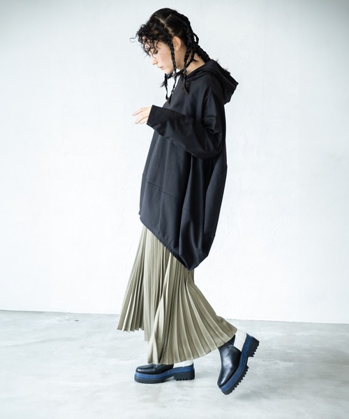 OSMOSIS 切り替えプリーツスカート OSMOSIS スカート 切替プリーツスカート : ZOZOTOWN Yahoo!店