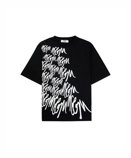 MSGM KIDS tシャツ MSGMマルチグラフィティロゴ Tシャツ キッズ 子供服 